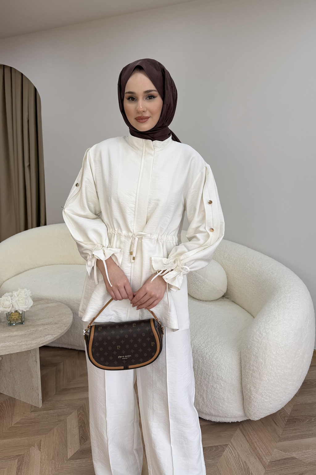 Büzgü Tensel Takım Ekru