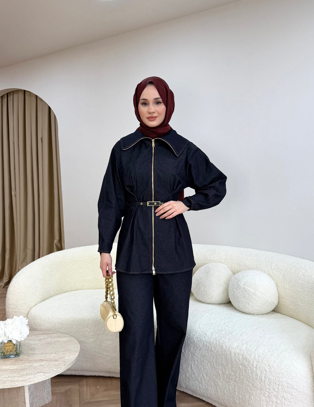 Nara Pensli Kot Takım Lacivert