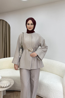 Dora Pantalonlu Takım Bej