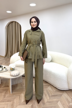 Nada İkili Takım Haki Yeşil