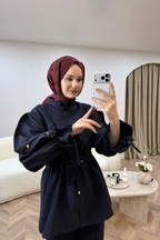 Büzgü Tensel Takım Lacivert