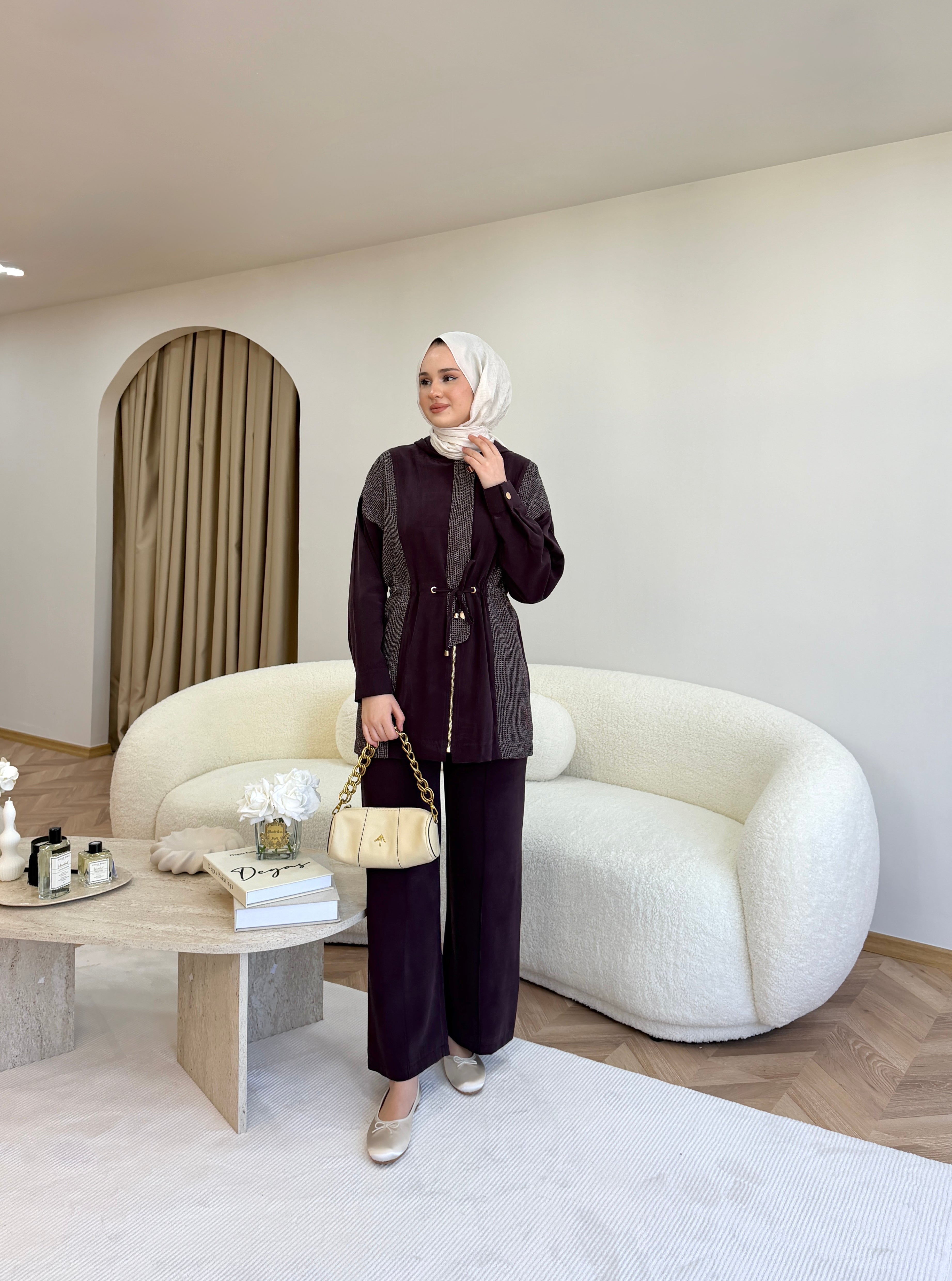 Tera İkili Takım Bordo