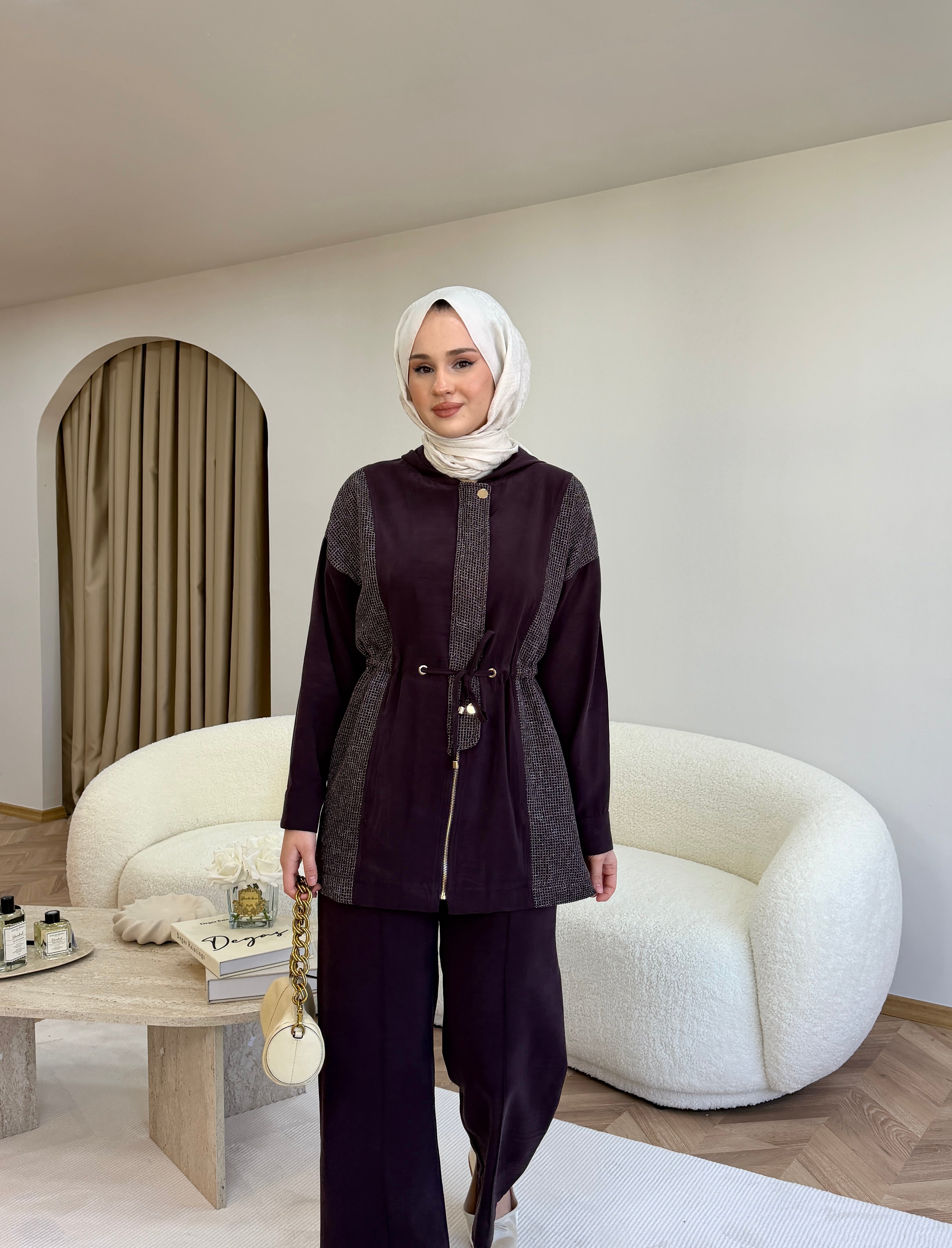 Tera İkili Takım Bordo