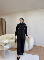 Vonia İkili Takım Siyah