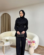 Ramin Saten Takım Siyah