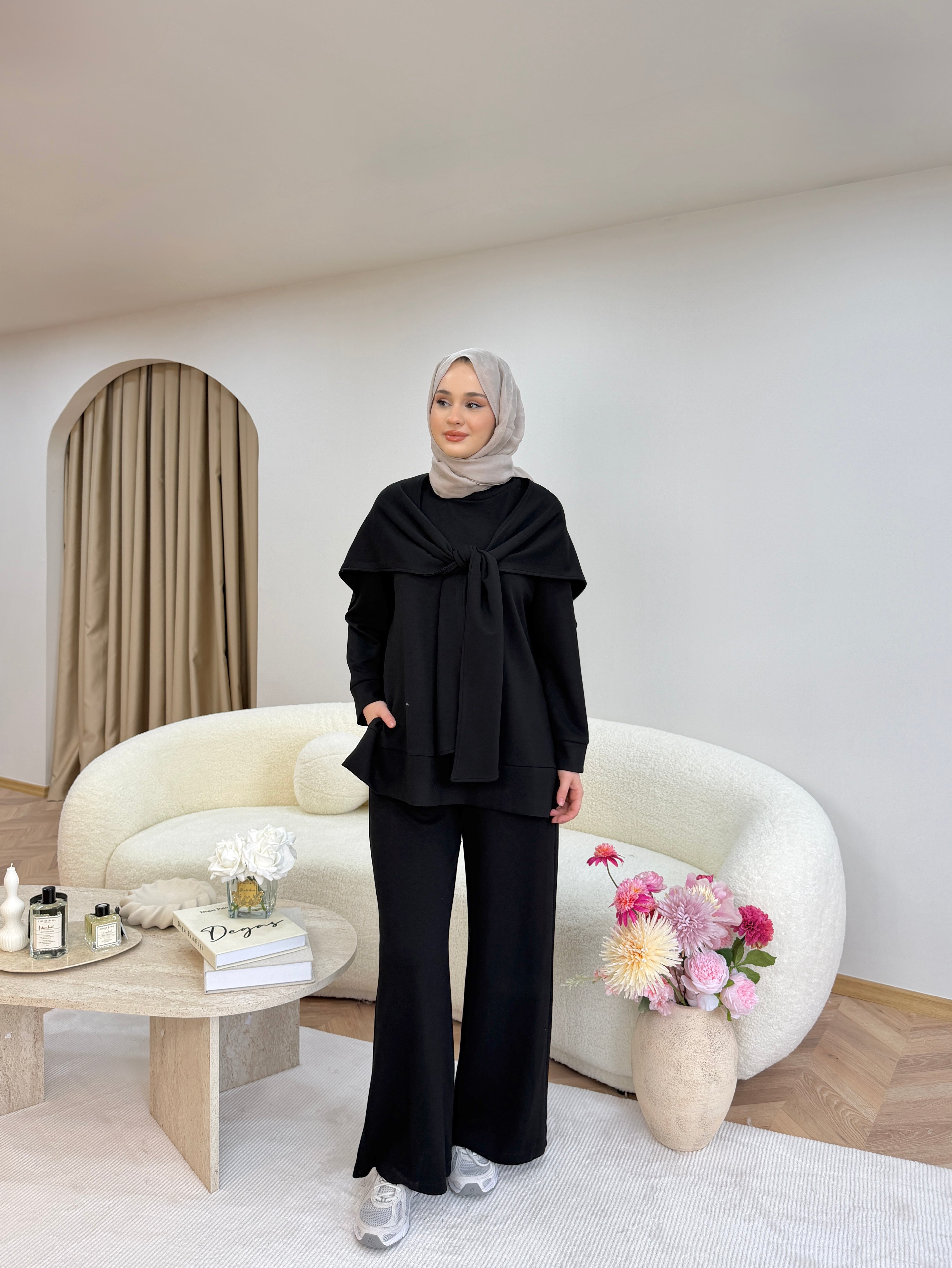 Liore İkili Takım Siyah