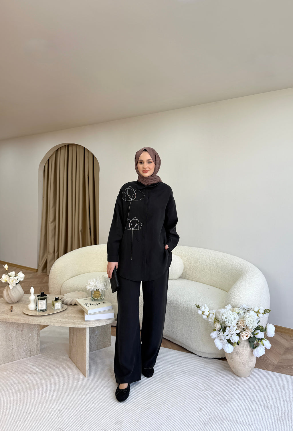 Mary İkili Takım Siyah