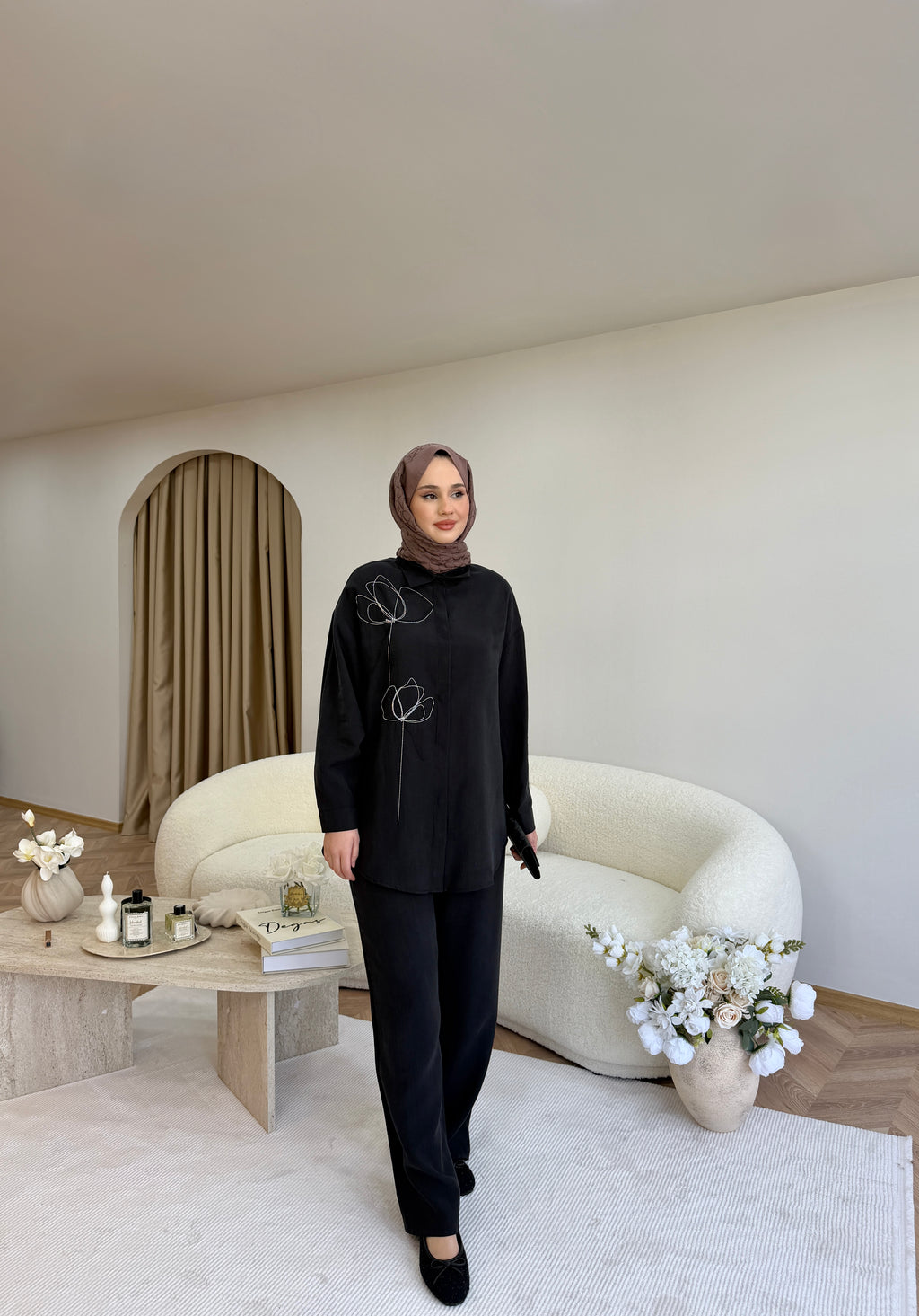 Mary İkili Takım Siyah