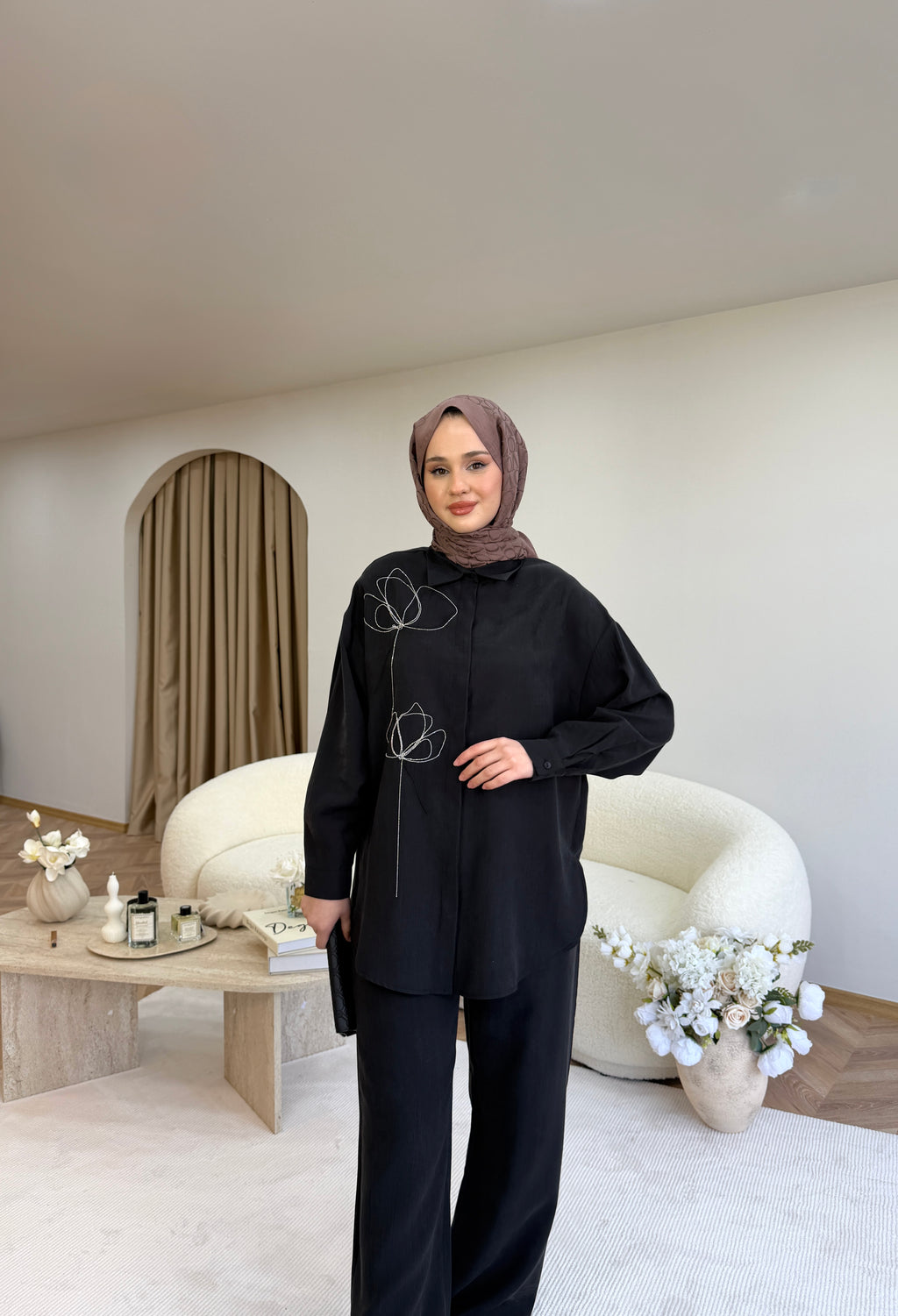 Mary İkili Takım Siyah