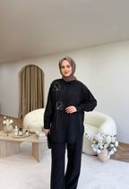 Mary İkili Takım Siyah