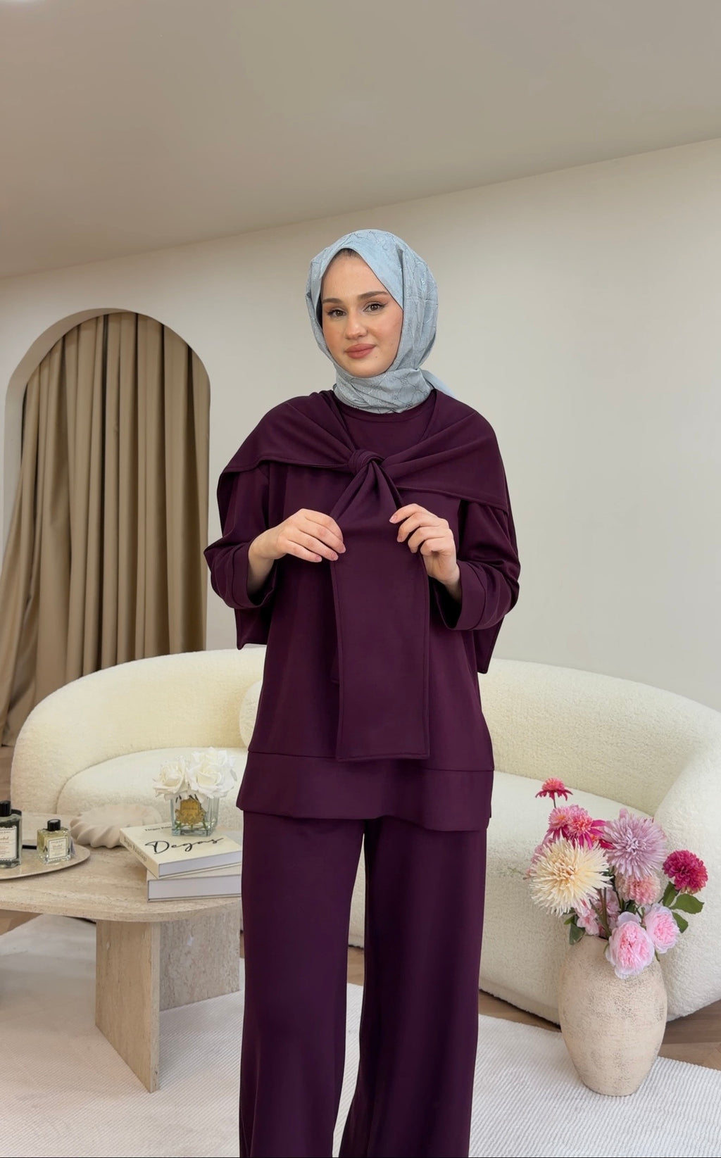 Liore İkili Takım Mürdüm