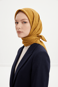 Aker 24y Cotton Eşarp Hardal