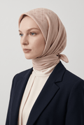 Aker 24y Cotton Eşarp Krem