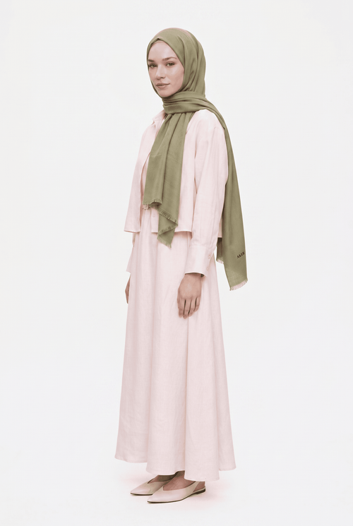 Aker 24y Cotton Şal Bej Altın