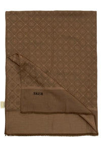 Aker 24y Cotton Şal Kahverengi