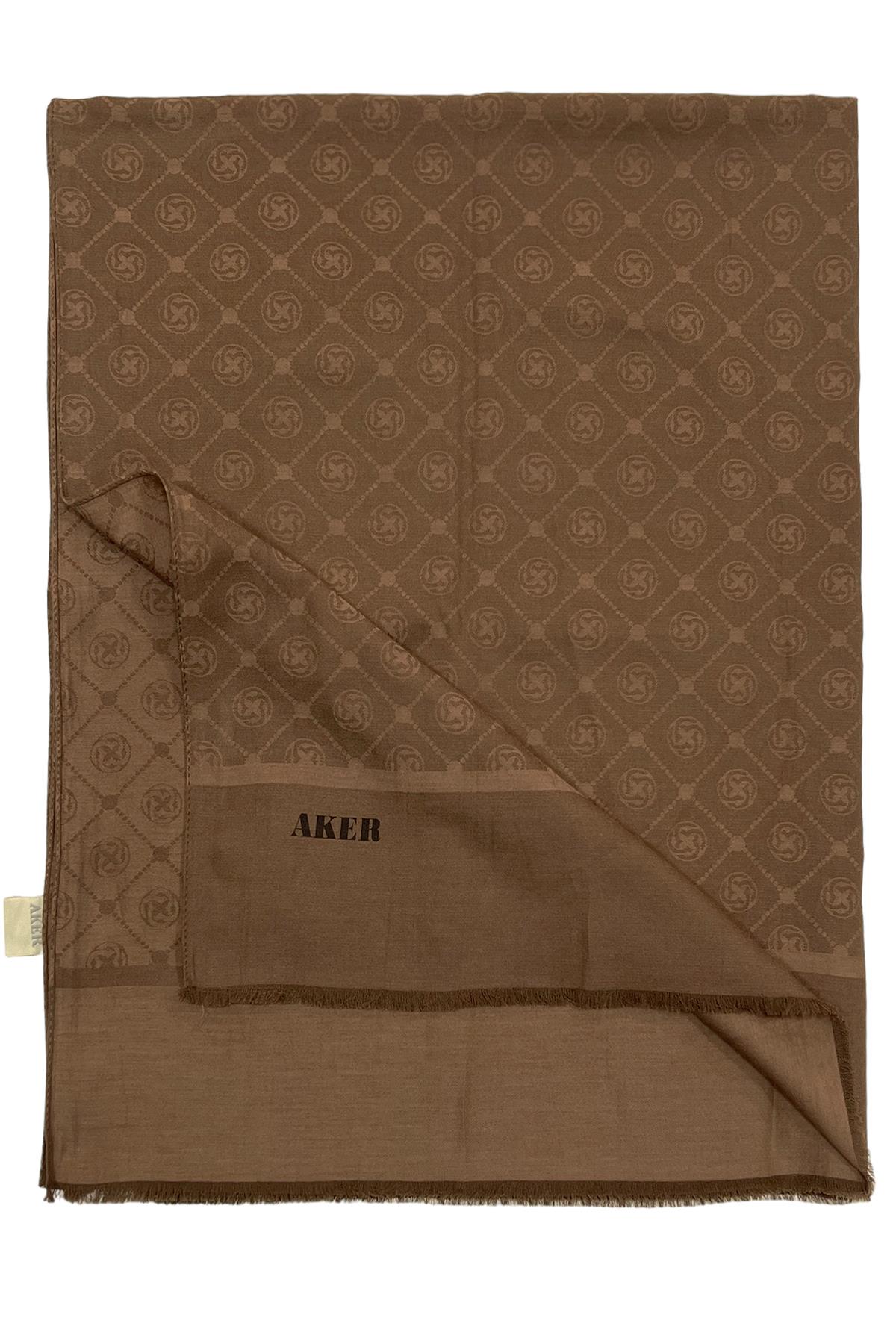 Aker 24y Cotton Şal Kahverengi