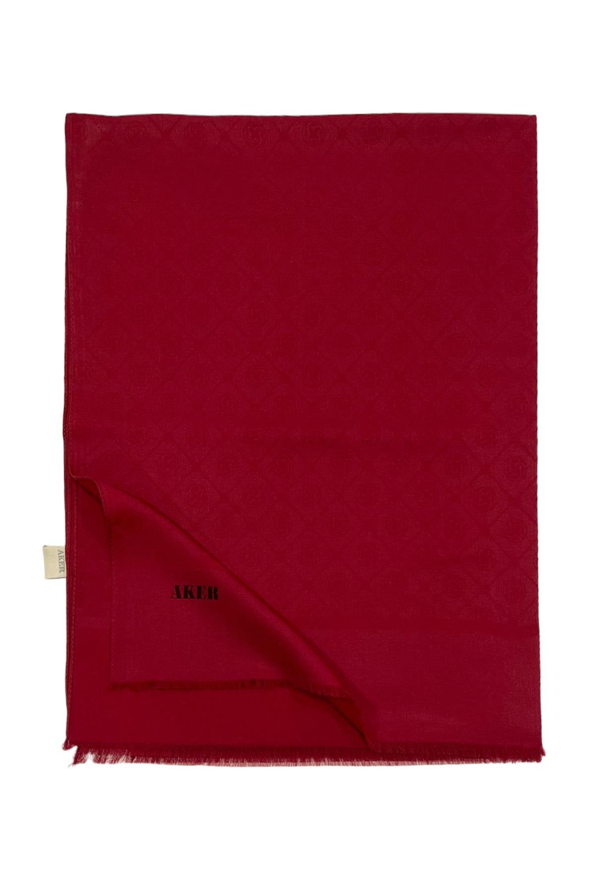 Aker 24y Cotton Şal Kırmızı