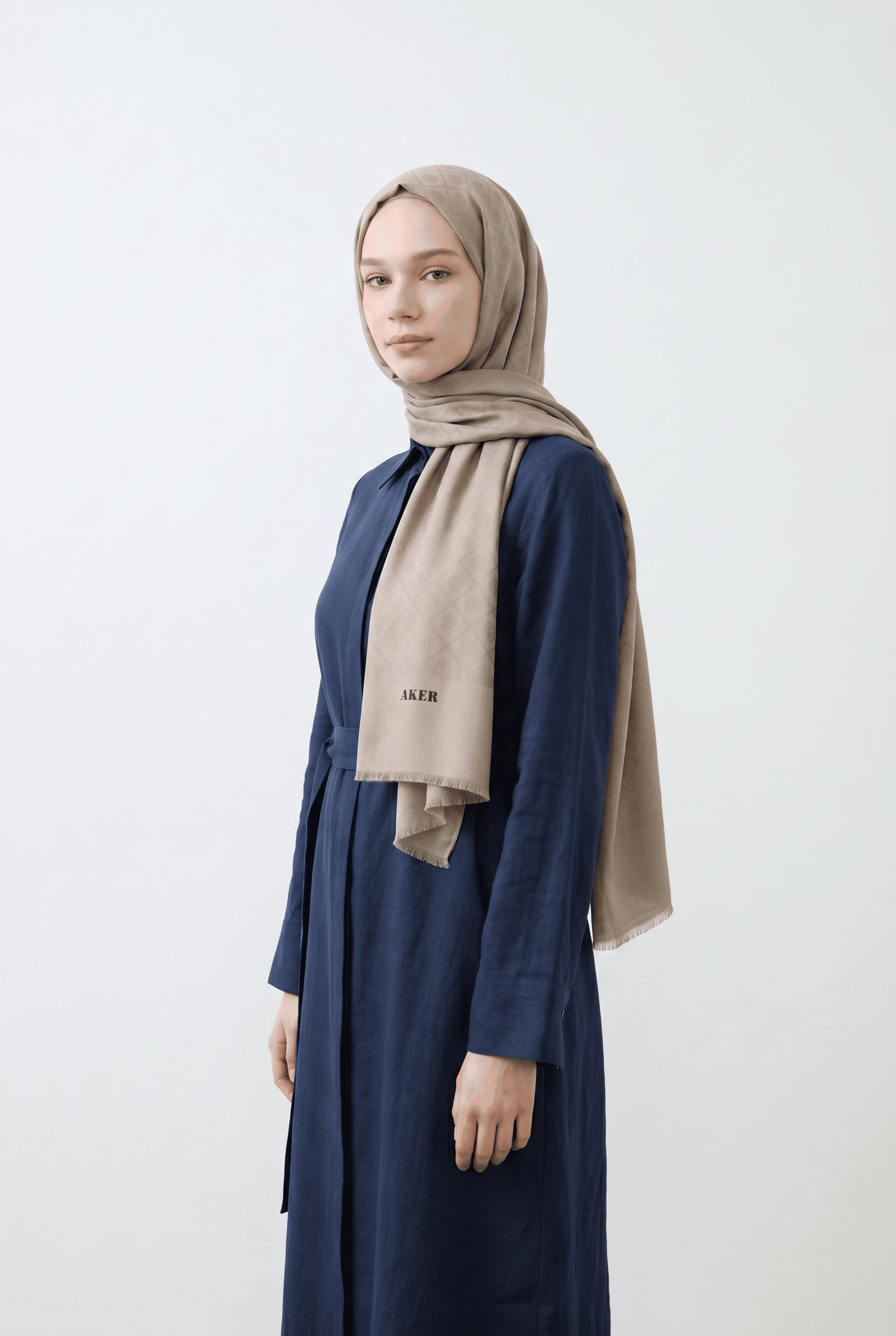 Aker 24y Cotton Şal Kum Beji
