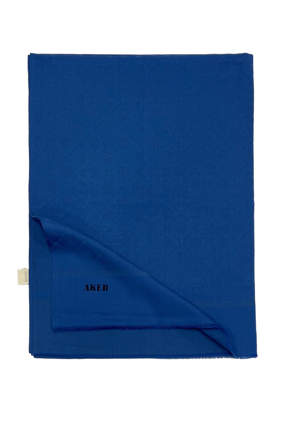 Aker 24y Cotton Şal Saks Mavisi
