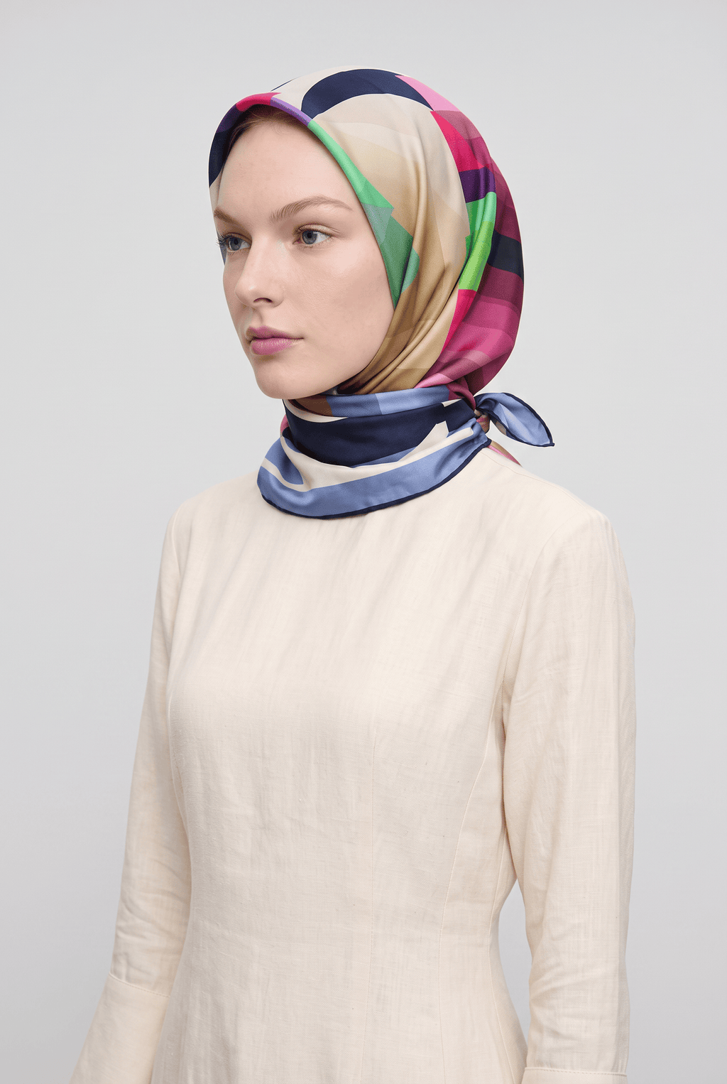 Aker 25k Sport Eşarp Angel-4 Lacivert