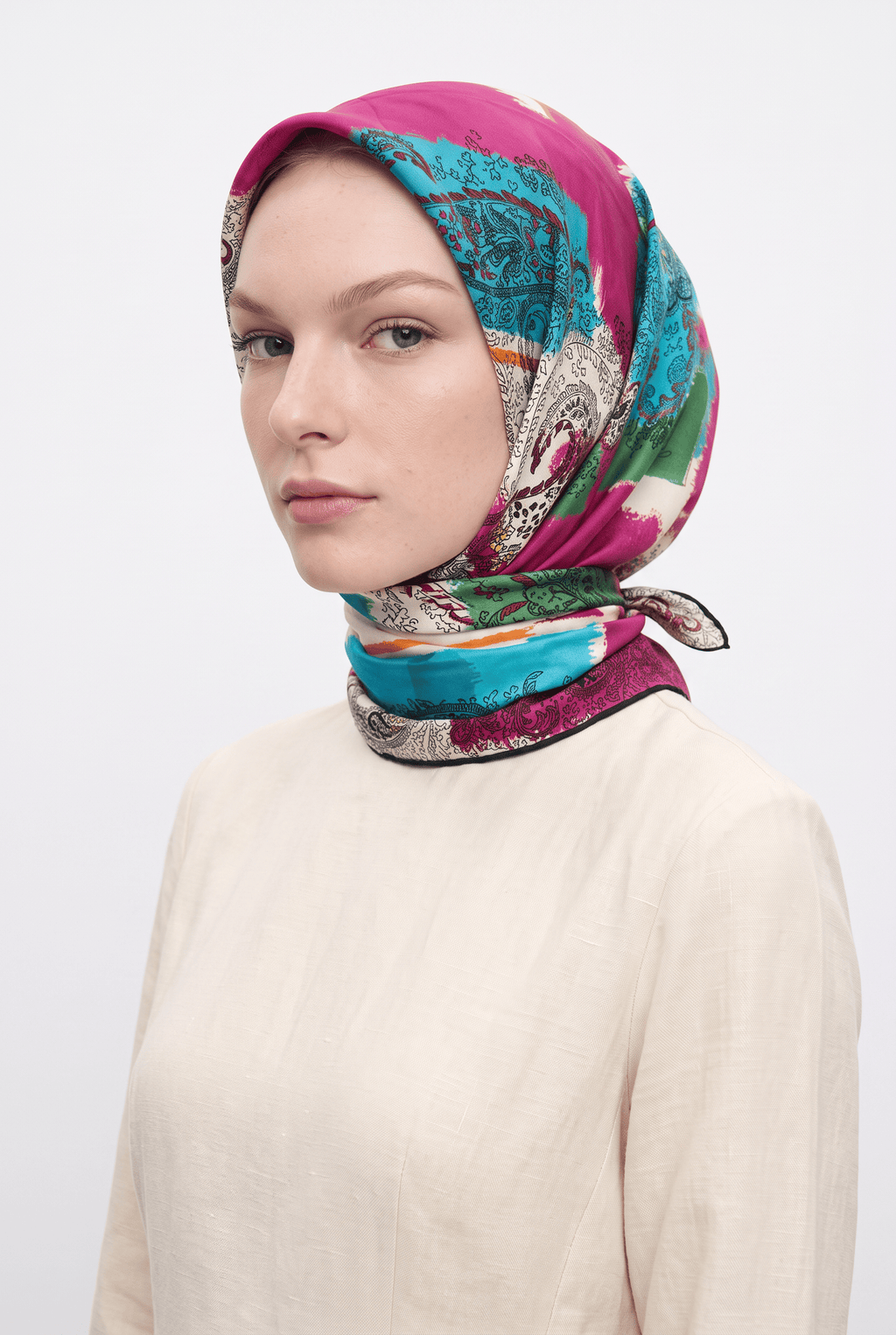 Aker 25k Sport Eşarp Angel-5 Lacivert