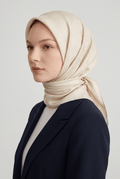 Aker 25y Dama Eşarp Taş Rengi
