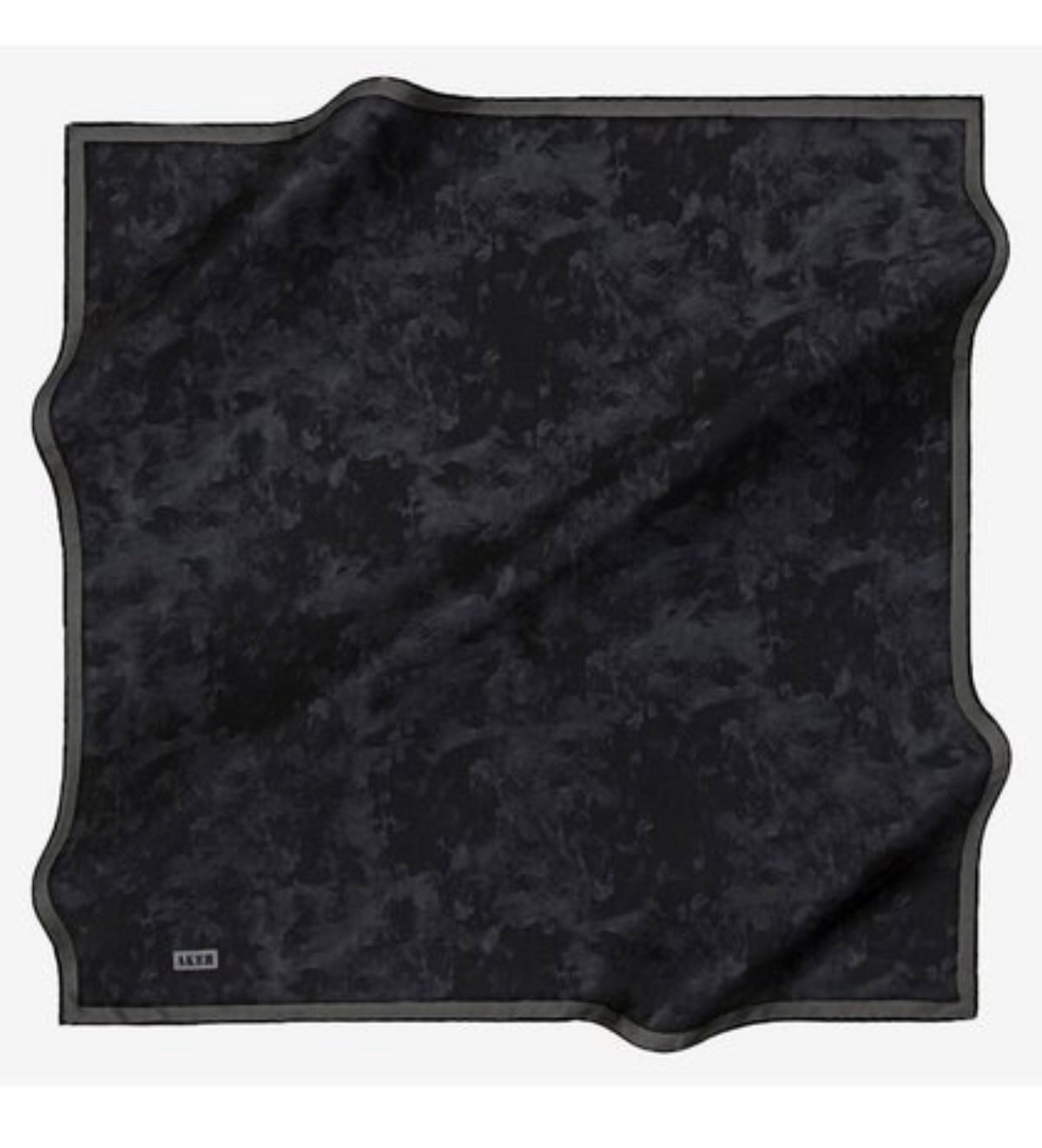 Aker  Bulut Desen İpek Eşarp- Twill Füme