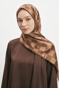 Armanda 25k Dama Jakar Şal Kahve