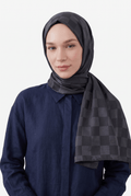 Armanda 25k Dama Jakar Şal Lacivert