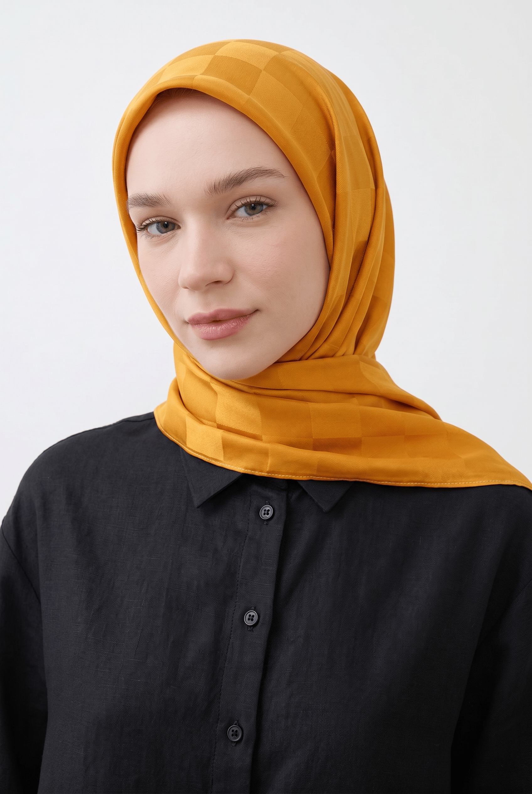 Armanda 25k Dama Jakar Şal Turuncu