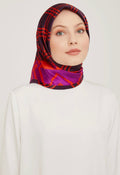 Armine 23 Kış  İpek Eşarp-1 Fuşya