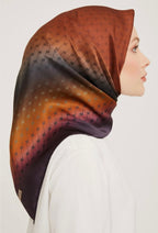 Armine 23 Kış  İpek Eşarp-11 Mor