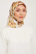 Armine 23 Kış  İpek Eşarp-3 Gold