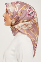 Armine 23 Kış  İpek Eşarp-3 Gül Kurusu