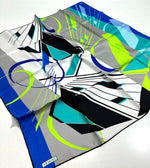 Armine 23 Kış  İpek Eşarp-5 Saks Mavisi