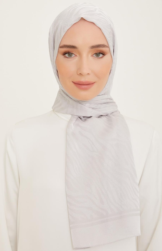 Armine 23k Janjan Jakar Şal-7 Gümüş