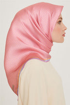 Armine 24 Kış İpek Eşarp-1 Pembe