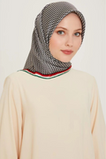Armine 24 Winter Silk Scarf-1 Green