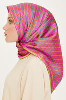 Armine 24 Kış İpek Eşarp-11 Fuşya