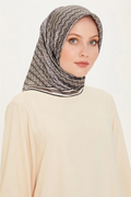 Armine 24 Winter Silk Scarf-11 Grey