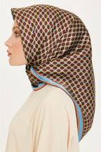 Armine 24 Kış İpek Eşarp-11 Kahve