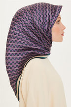 Armine 24 Kış İpek Eşarp-11 Mor