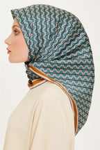 Armine 24 Kış İpek Eşarp-11 Turkuaz