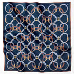 Armine 24 Kış İpek Eşarp-13 Lacivert