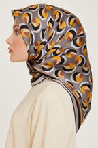 Armine 24 Kış İpek Eşarp-14 Sarı