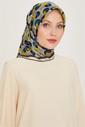 Armine 24 Winter Silk Scarf-14 Emerald
