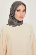 Armine 24 Kış İpek Eşarp-15 Siyah
