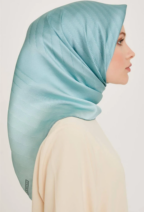Armine 24 Winter Silk Scarf-16 Mint