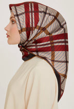 Armine 24 Kış İpek Eşarp-20 Kiremit