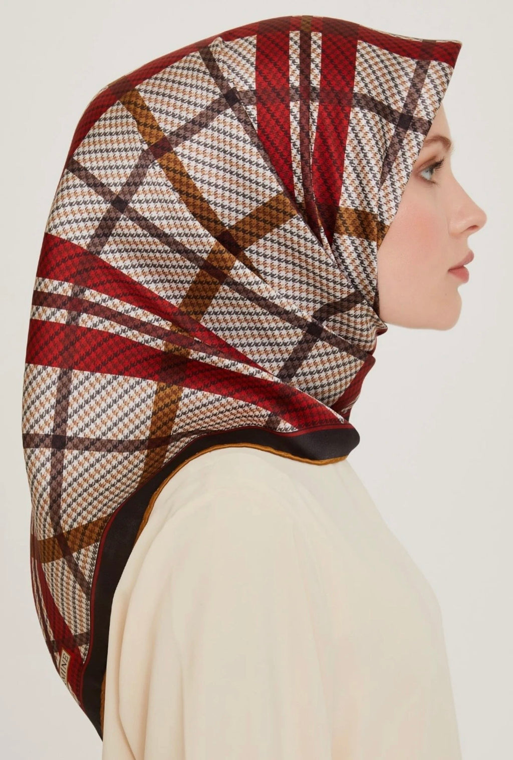 Armine 24 Kış İpek Eşarp-20 Kiremit